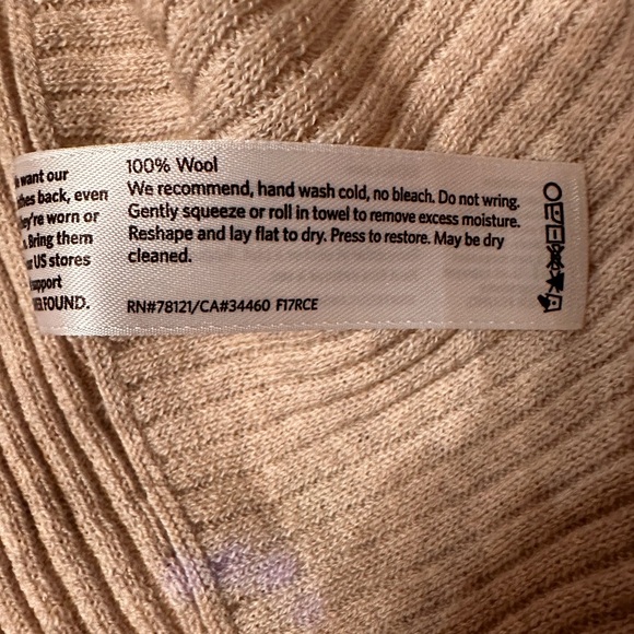 Eileen Fisher Draped Front Ribbed Wool Cardigan - Size XS - Picture 5 of 9